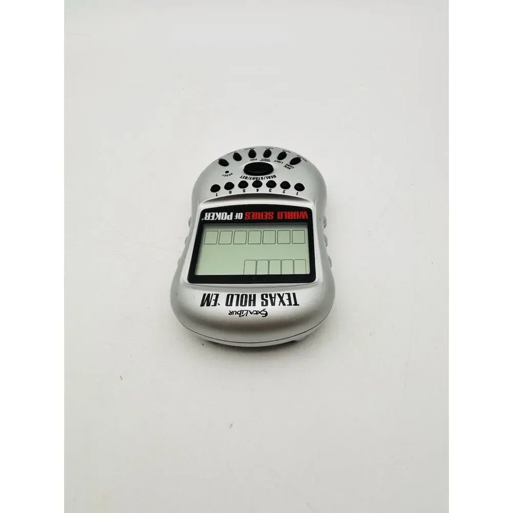 World Series Poker Texas Hold' Em Handheld Excalibur Electronic Game Tested